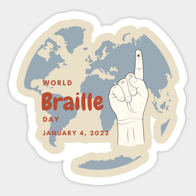 World Braille Day 2023 Sticker by PraiseArts 